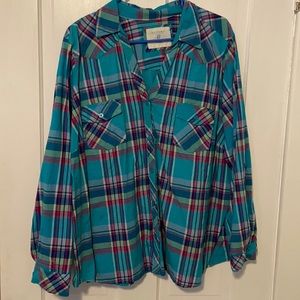 Sonoma Plaid shirt, never worn